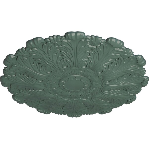 Durham Ceiling Medallion (Fits Canopies Up To 4 1/4), Hand-Painted Cloud Burst, 31OD X 1 1/2P